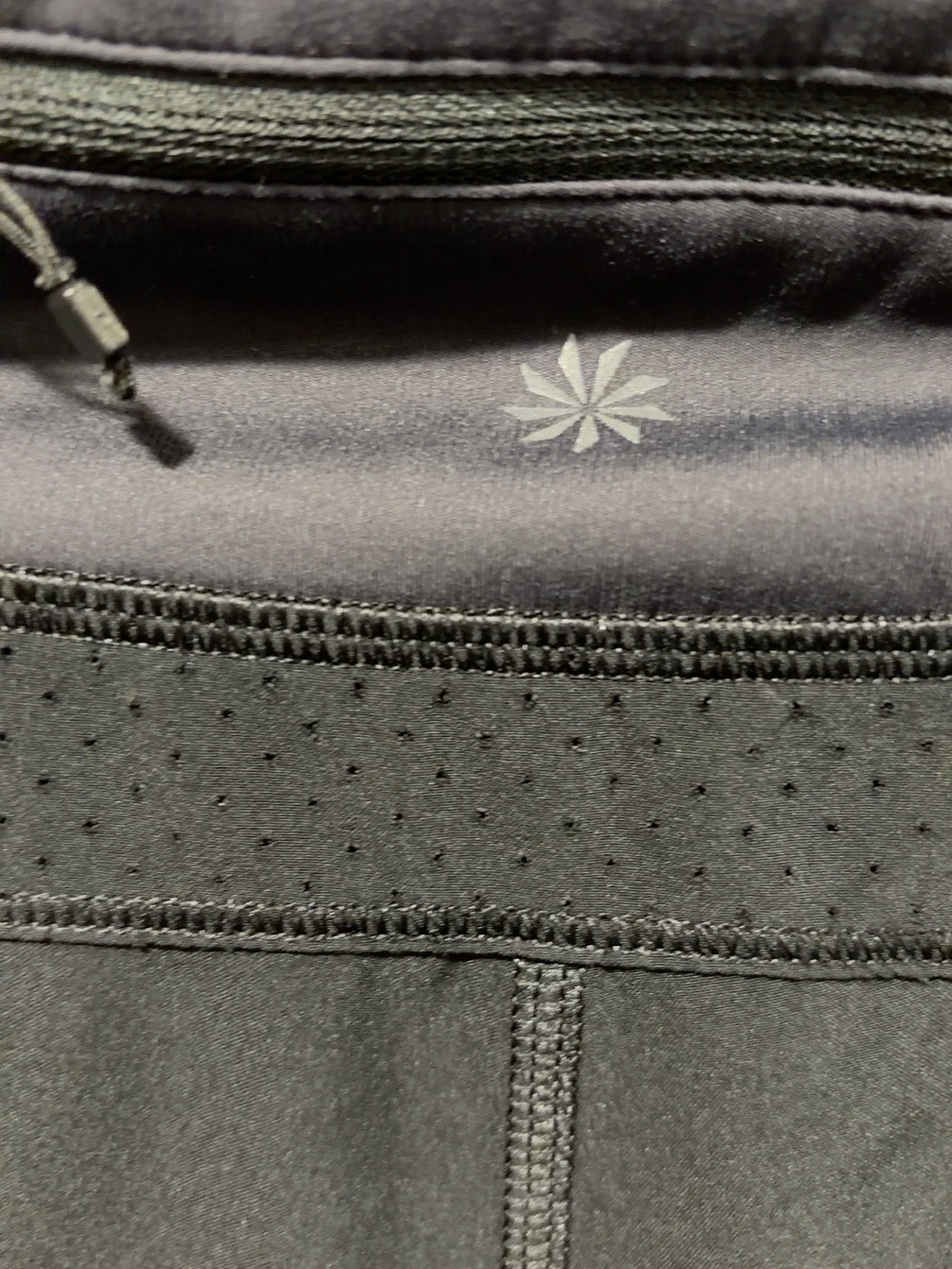 Athleta Black Performance Athletic Shorts with Wide Waistband - Picture 5 of 5